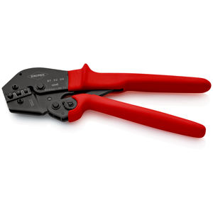 Pince à sertir KNIPEX 97 52 09 SB, également adaptée à une utilisation à deux mains, avec revêtement plastique antidérapant, finition polie, 250 mm - Product Image 1
