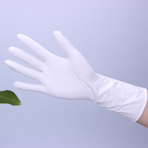 Disposable 9inch Industrial <strong>Use</strong> <strong>Nitrile</strong> Work <strong>Gloves</strong>/Bag Packing <strong>Lab</strong> Cleanroom Powder Free <strong>Nitrile</strong> <strong>Gloves</strong> in White Color - Product Image 3