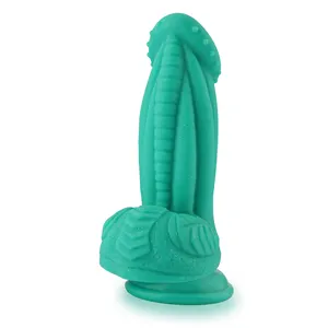 Drop Shipping Hismith Sea Monster Series Dildo di aspirazione pene in silicone verde 8.15 pollici Super realistico grande Dildo animale