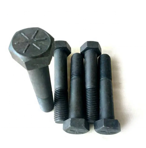 アメリカ標準ASMEB18.2.1ボルトUNCUNF鋼グレード2/5/8黒色酸化物六角ボルト - Product Image 1