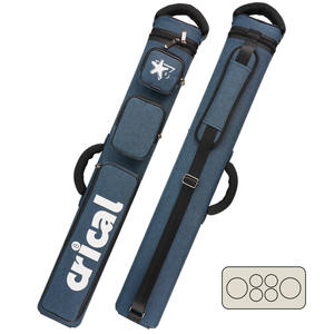 Fábrica al por mayor de buena calidad billar piscina <span class=keywords><strong>CRICAL</strong></span> tacos Bolsa 6 agujeros 2B4S plástico PU bolsa de cuero 3 bolsillos accesorios de la Caja - Product Image 4