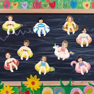 45 pièces <span class=keywords><strong>de</strong></span> découpes en carton d'été pour loisirs créatifs, décorations <span class=keywords><strong>de</strong></span> tableau d'affichage sur le thème <span class=keywords><strong>de</strong></span> la plage hawaïenne et du surf pour la salle <span class=keywords><strong>de</strong></span> classe - Product Image 1