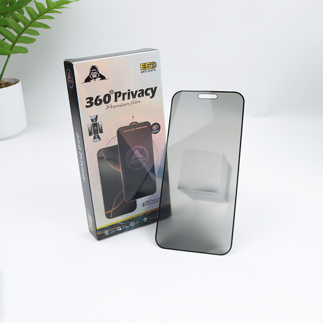 Anti-spy Screen Protector for Apple iPhone 17 Air 16 15 14 13 12 11 Pro Max 360° Privacy Tempered Glass Film