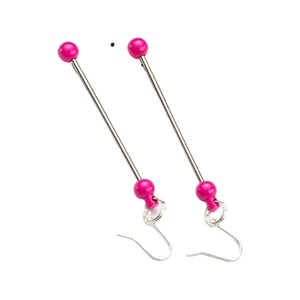 Handmade Beaded Earrings for Women Long <b>Drop</b> Design Lightweight Luxury Custom Jewelry Gift - Product Image 4