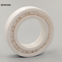 ZrO2 Deep Groove Full Ceramic Ball Bearing with PTFE Cage for Chemical and Industrial Equipment