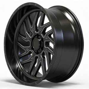 Jantes forgées sur mesure 24x14 26x16 28x16 30x16 8x170 8x180 8x6.5 Polies à déport profond pour camionnettes GMC Sierra HD RAM 1500 - Product Image 5