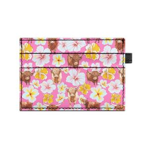 Porte-cartes X418 de haute qualité avec motif vert de résurrection, personnalisable selon vos préférences, petit et délicat, en PU - Product Image 1