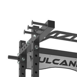 Savage Series Half Power Rack en métal avec barre <span class=keywords><strong>de</strong></span> traction multiple et support pour bandes <span class=keywords><strong>de</strong></span> résistance pour usage commercial - Product Image 5
