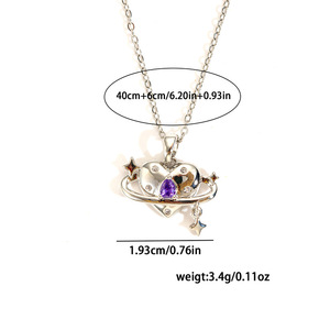Collana con Ciondolo Affascinante in Acciaio Inossidabile 2025 con Catena Geometrica - Product Image 5