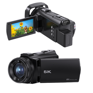 Caméscope <span class=keywords><strong>numérique</strong></span> portable rétro <span class=keywords><strong>compact</strong></span> de haute qualité en gros avec capteur CMOS, photos et vidéos 64MP, zoom optique 8x, 5K - Product Image 2