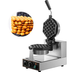 Pembuat wafel gelembung rotasi, mesin pembuat wafel pelat antilengket 110/220V - Product Image 1