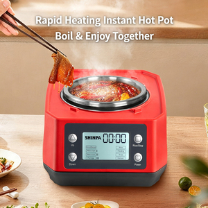 Cuisinière à pression miniature en acier inoxydable de qualité commerciale coréenne, cuisinière à pression électromagnétique à haute pression pour <span class=keywords><strong>riz</strong></span> parfumé - Product Image 2