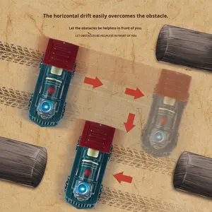 Trenino <span class=keywords><strong>RC</strong></span> Classico Retrò, Veicolo Automatico ad Alta Velocità con Controllo Radio Elettrico, Effetti Luminosi e Sonori, Stile Spray - Product Image 3