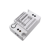 KONST 433mhz Pengontrol Motor Pintu Garasi AC220V Satu Relay Sinyal Saklar Remote Kontrol Nirkabel dengan Bahan Logam
