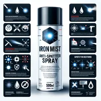 Agent de soudage professionnel anti-éclaboussures à base d'eau de 500 ml, sans silicone, pour des surfaces propres et un nettoyage facile