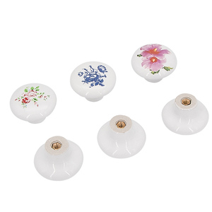 Đồ Nội Thất Nhà Bếp Nấm Vòng Ngăn Kéo Kéo Gốm Tủ Xử Lý Knobs Funky Sứ Miễn Phí Hiện Đại Nhà Bếp Phần Cứng 7-45days - Product Image 6