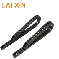 Laixin Nylon 18mm X 25mm Brücken-Kabelschutzkette Offener und Halbgeschlossener Typ für Tankketten