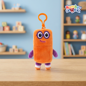 Numberblox Plush Keychain <b>Orange</b> Cartoon 3D Shape Stress Relief Birthday <b>Gift</b> - Product Image 3