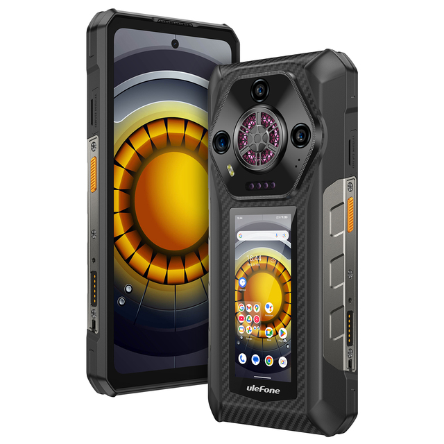 Factory Wholesale Ulefone Armor 30 Pro Android 14 6.9" Dual Screen 16GB+512GB Big Battery Rugged Smartphone