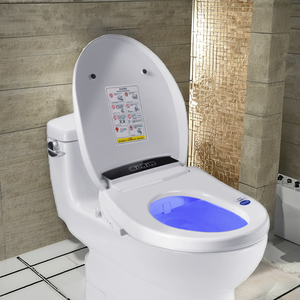 Nouveau style 2024, <span class=keywords><strong>prix</strong></span> réduit, <span class=keywords><strong>abattant</strong></span> de toilettes intelligent allongé en plastique avec fonction de lavage des fesses, bidet intelligent <span class=keywords><strong>japonais</strong></span> pour salle de bain - Product Image 2