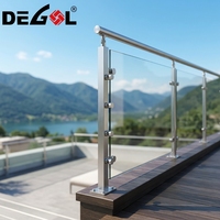 Poteau d'extrémité de balustrade de qualité résidentielle avec prix d'usine pour les zones côtières