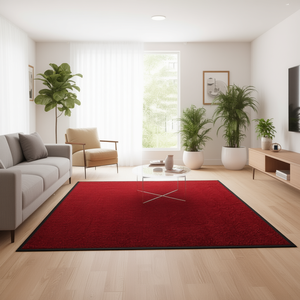 Tappeto Karaat Rosso 115 X 240 Cm in Nylon per Soggiorno - Product Image 3