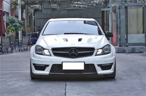 Kits de carrosserie style C63 pour Mercedes Classe C W204 2007-2011, transformation de l'ancien au nouveau - Product Image 3