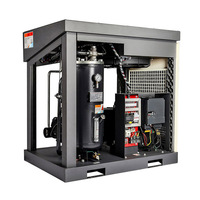Kompresor Udara Sekrup Industri XLPM25A Baru, Tipe Stasioner, Penggerak Langsung, Berpelumas, Berpendingin Udara, Rendah Kebisingan, 25HP 18.5KW IP55, Sistem Belt