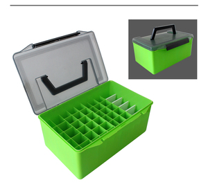 Nouvelle arrivée 52 compartiments boîte de matériel de pêche coloré étanche PVC plastique leurre stockage siège boîte lac rivière utilisation extérieure - Product Image 1