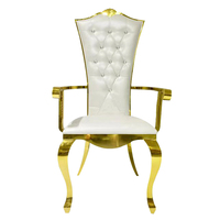 Fauteuil de négociation chinois de luxe léger, nouveau, moderne et minimaliste, en acier inoxydable et cuir, pour la maison, la villa, fauteuil d'appoint de loisirs