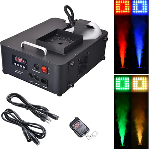 Mesin Asap Kabut LED RGB 3in1 1500W, Efek Semprot Vertikal, Kontrol Remote, Peralatan Panggung untuk <span class=keywords><strong>DJ</strong></span>, Disko, dan Pesta - Product Image 2