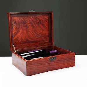 Hộp gỗ lớn sang trọng để đóng gói hộp quà lưu niệm hộp gỗ cổ điển để đóng gói chai rượu vang - Product Image 5