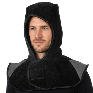 Casque de soudage intégral à assombrissement automatique avec protection du cou, isolation thermique, pour usage en construction, noir - Product Image 2