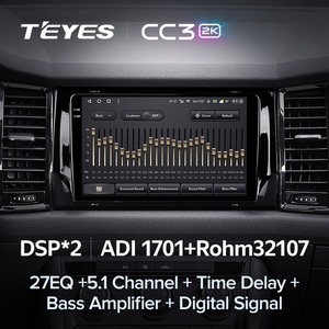 TEYES CC3 2K lettore DVD auto per <span class=keywords><strong>Skoda</strong></span> <span class=keywords><strong>Kodiaq</strong></span> 2016 - 2021 Karoq NU7 2017 - 2021 da 9 pollici lettore Audio Video DVD autoradio - Product Image 6
