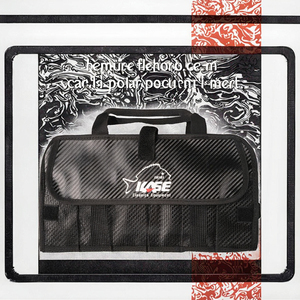 Sac de pêche en mer personnalisé imprimé, sac de rangement en maille polyester, sac de transport pour jig métallique, jigging, leurre de pêche, emballage de leurre de pêche, réglable - Product Image 3