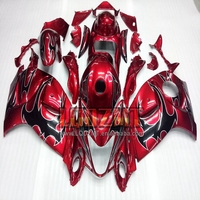 GSXR1300 Pour SUZUKI Hayabusa 2008 2009 2010 2011 2012 2013 151No.307 rouge bonbon GSXR 1300 2014 2015 2016 2017 2018 2020 Carénage