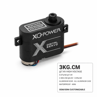Nouvel arrivage 2026 Servo d'avion XQ-S1009F 7.7g 3kg Servo numérique sans noyau pour aile Étanche Boîtier tout aluminium 7.4V Mini avion RC