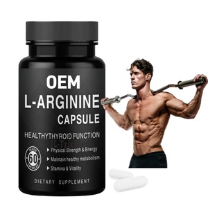 ジュロンOEM L-アルギニンカプセル ヴィーガンサプリメント 筋肉増強 プレワークアウト L-アルギニン L-シトルリンカプセル スタミナブースター - Product Image 1