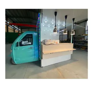 Camion de nourriture de Tricycle électrique de nouveau Design pour la vente de chariot de crème glacée