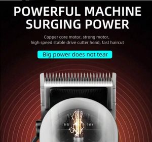 理髪店で使用するためのプロのコードレス理髪店ヘアカッター充電式トリマー - Product Image 4