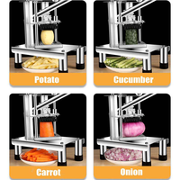 Coupe-légumes mural professionnel, gadget pratique pour couper concombre, radis, pomme de terre, laitue, frites, moteur inclus