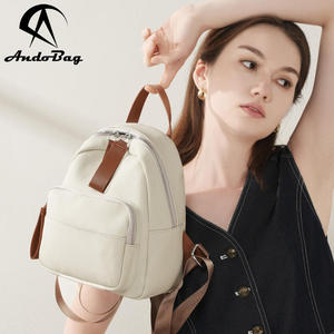 AndoBag Genuine Cow Leather Fashion <b>Backpacks</b> for <b>Women</b> Travel Versatile <b>Large</b> Capacity Commuter Casual Shoulder Bag QSL3022 - Product Image 1