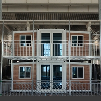 Evermore Maison mobile préfabriquée pliable de 20 pieds, 4 chambres, respirante, au design fermier, pour serre, bureau ou entrepôt, sur roues