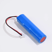 Baterai Lithium Silinder Terlaris 18650 3.7V 2200mAh Paket Baterai Li-ion untuk Kamera Proyeksi