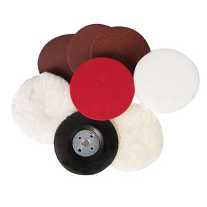 Silverline Sanding & <b>Polishing</b> Kit 8pce 115mm - Product Image 1