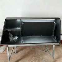 Boîte de rangement latérale pour pick-up - Alliage d'aluminium, étanche IP54, capacité de charge 80 kg, installation par boulons, sécurité renforcée