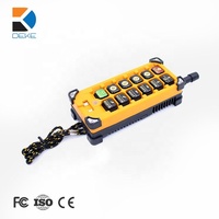 Télécommande de grue sans fil F23-A++ à vitesse unique, 8 canaux, en plastique, étanche, antichoc, portée de 100 m