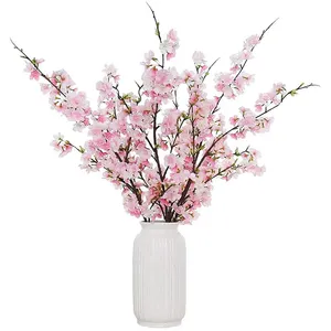 2024 INUNION Venta caliente Nuevo diseño Flor de cerezo artificial para el hogar Jardín Decoración de la boda