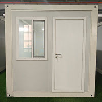 Maison conteneur de luxe pliable de 20 pieds, ignifuge et isolée thermiquement, pour camp minier isolé et dortoir exécutif