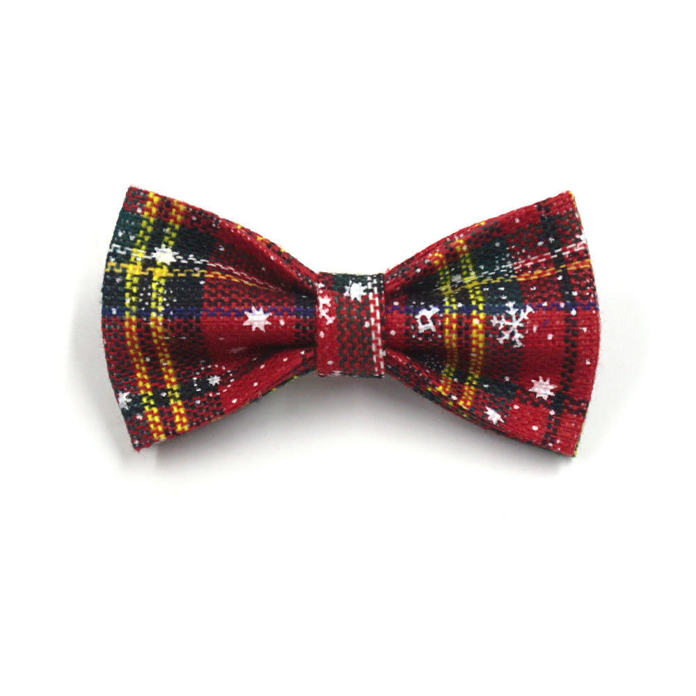 Red Christmas pet bow